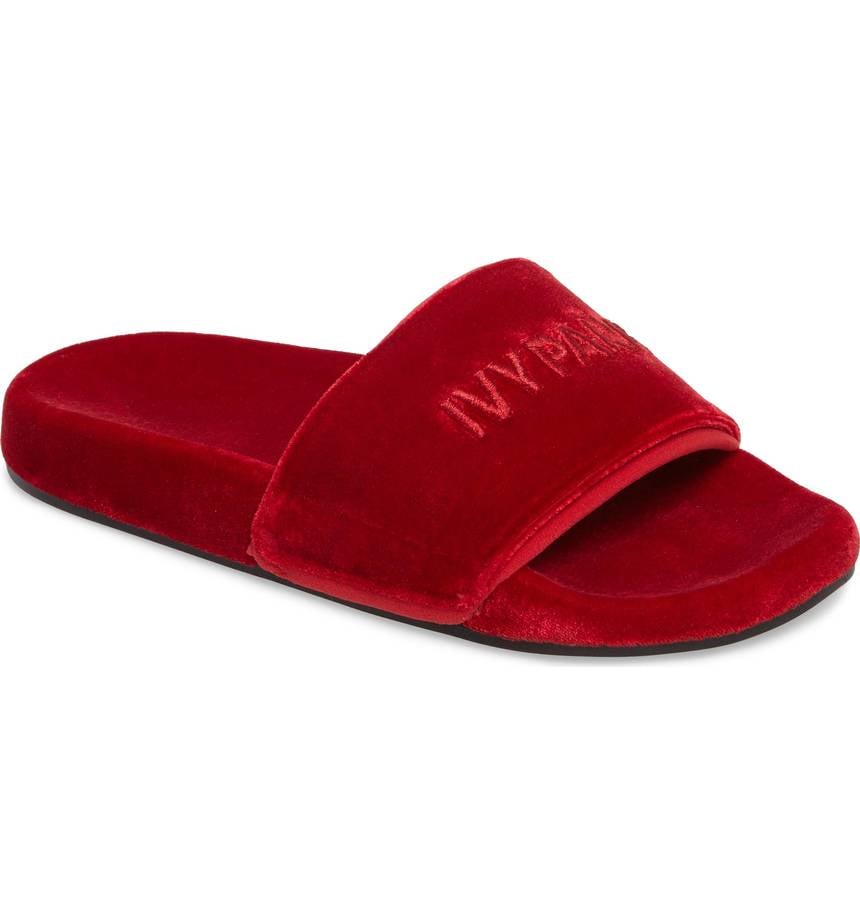 Ivy Park Women's Velvet Slide Sandal