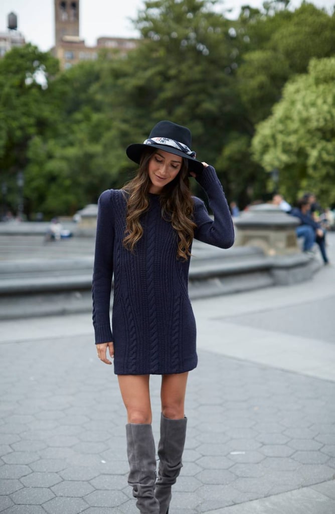 Treasure & Bond x Something Navy Sweater Dress