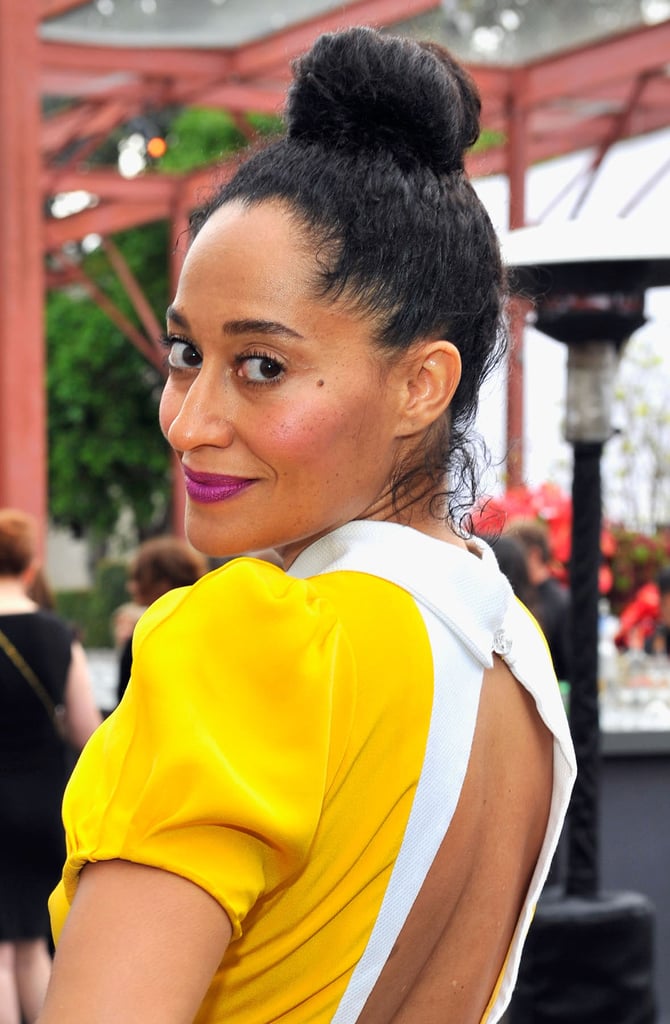 Tracee Ellis Ross's Pink Cheeks at MOCA's 35th Anniversary Gala in 2014