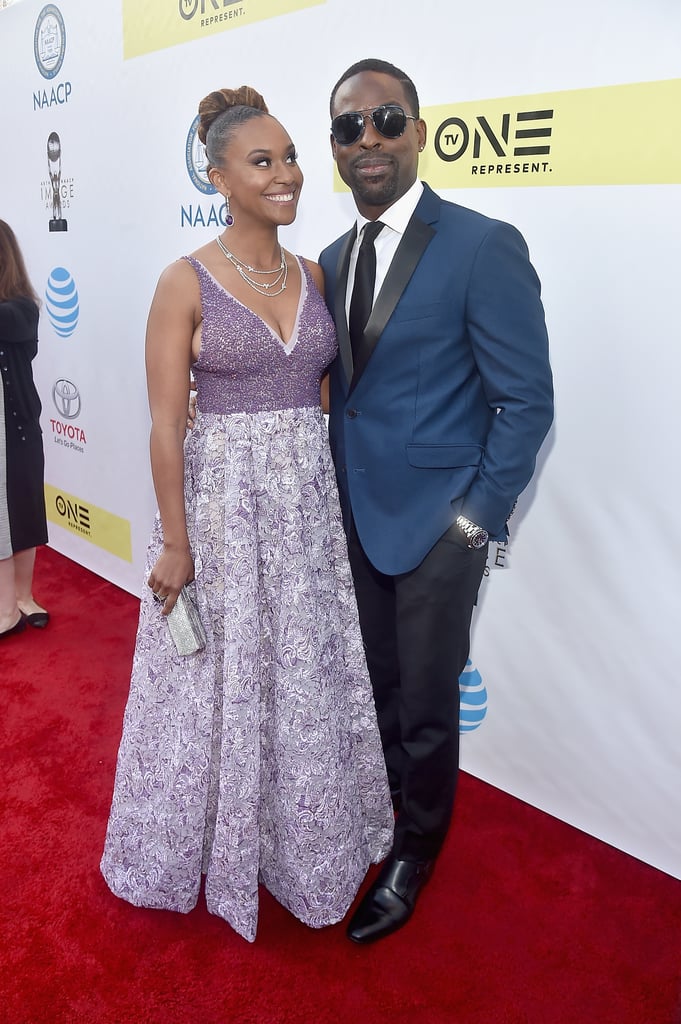 Pictured: Sterling K. Brown and Ryan Michelle Bathe