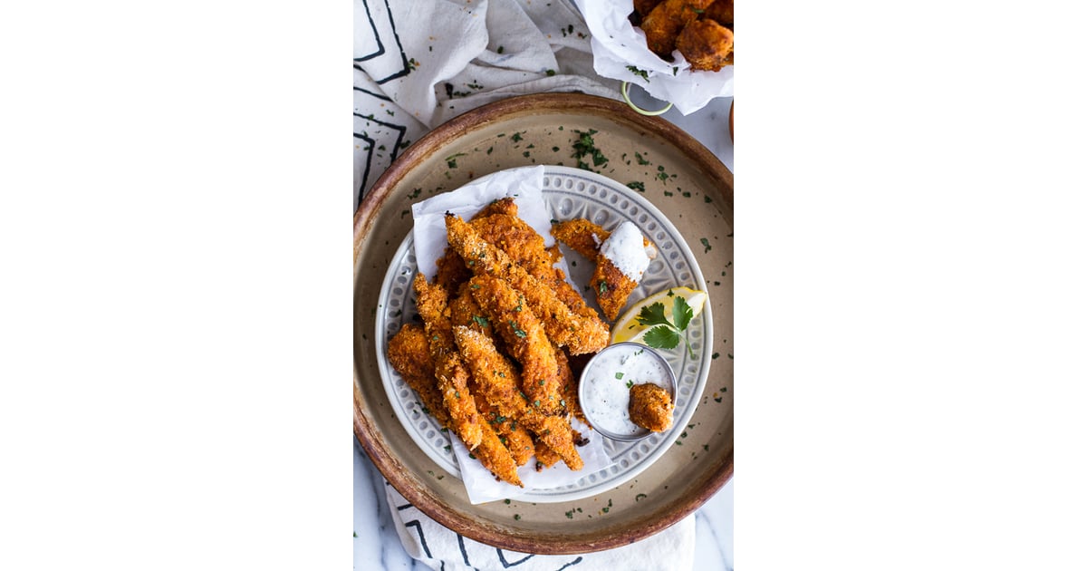 Black Pepper Chicken Fingers With Greek Yogurt Ranch Boneless