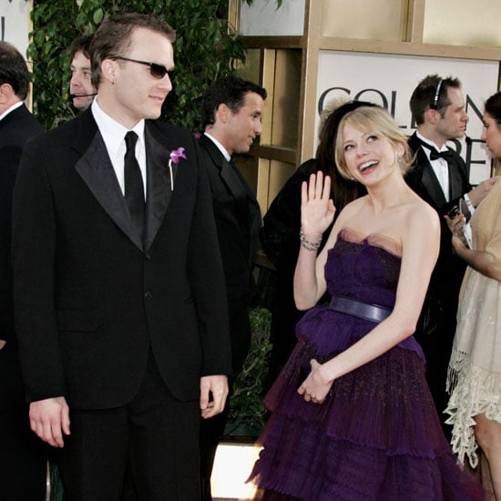 Heath Ledger and Michelle Williams walked the red carpet on their way into the show in 2006.
Heath Ledger and Michelle Williams walked the red carpet on their way into the show in 2006.