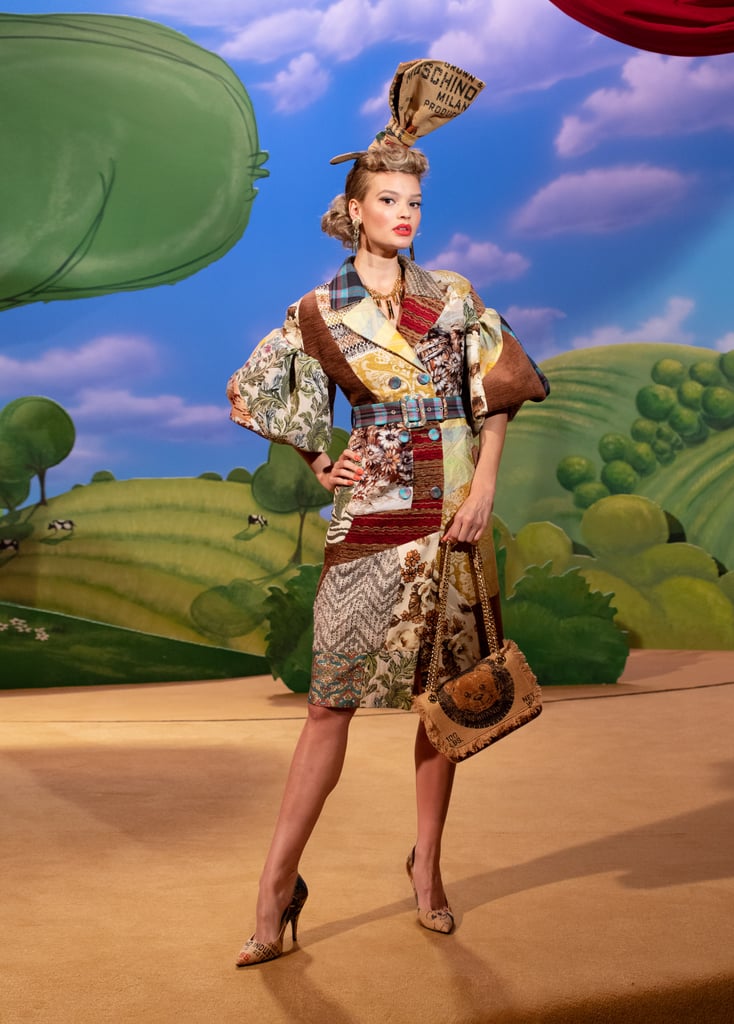 Hailey Bieber Walks in the Fall 2021 Moschino Runway Show