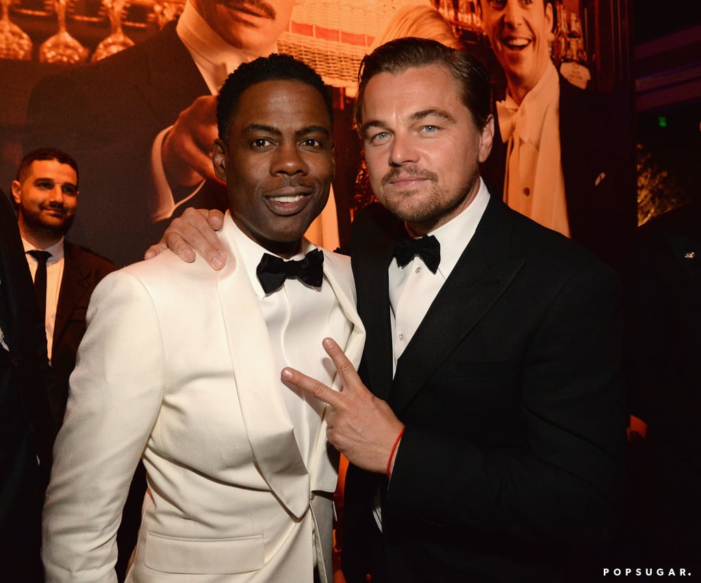 Pictured: Leonardo DiCaprio and Chris Rock