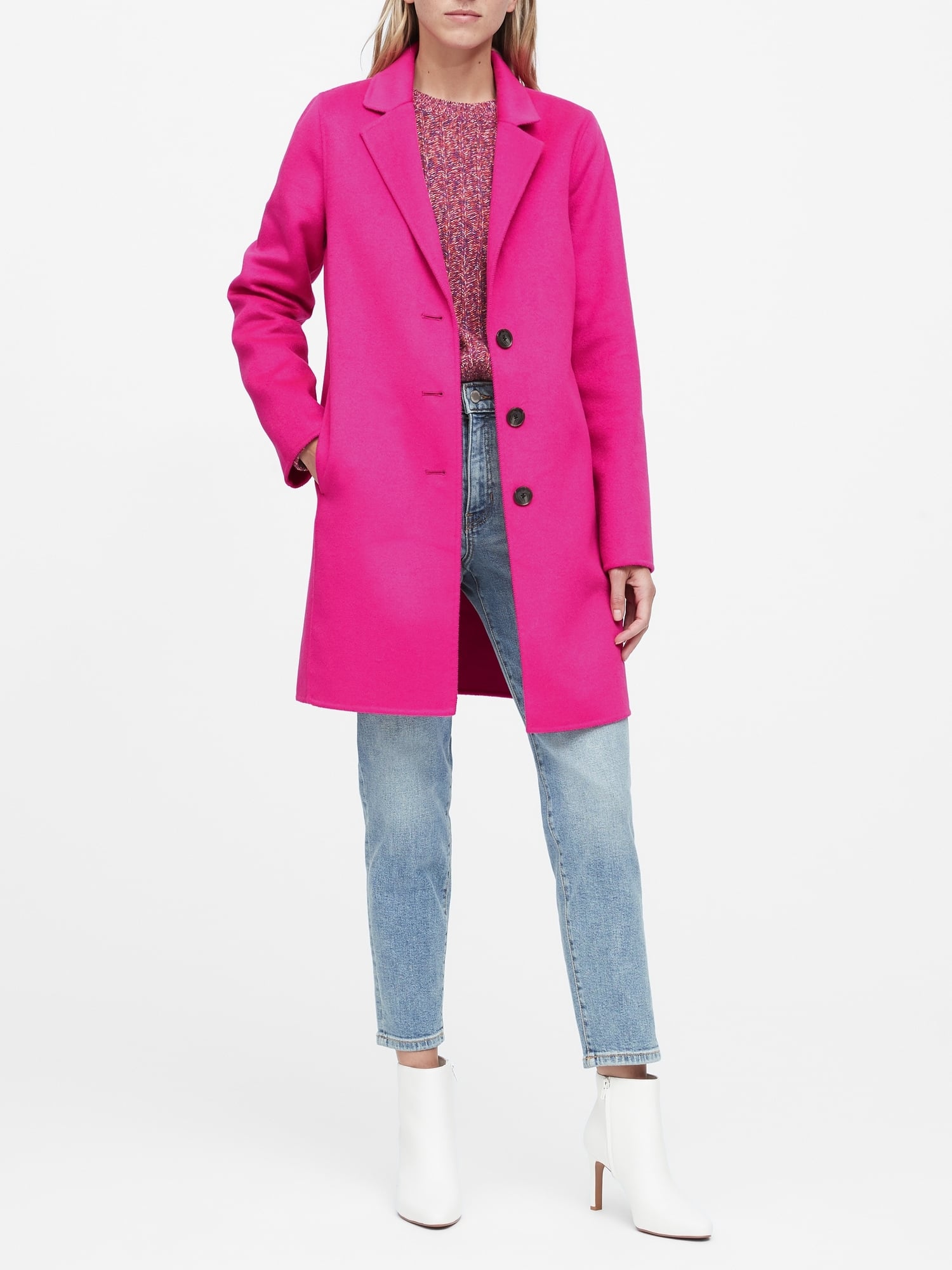 Overcoat banana shop republic
