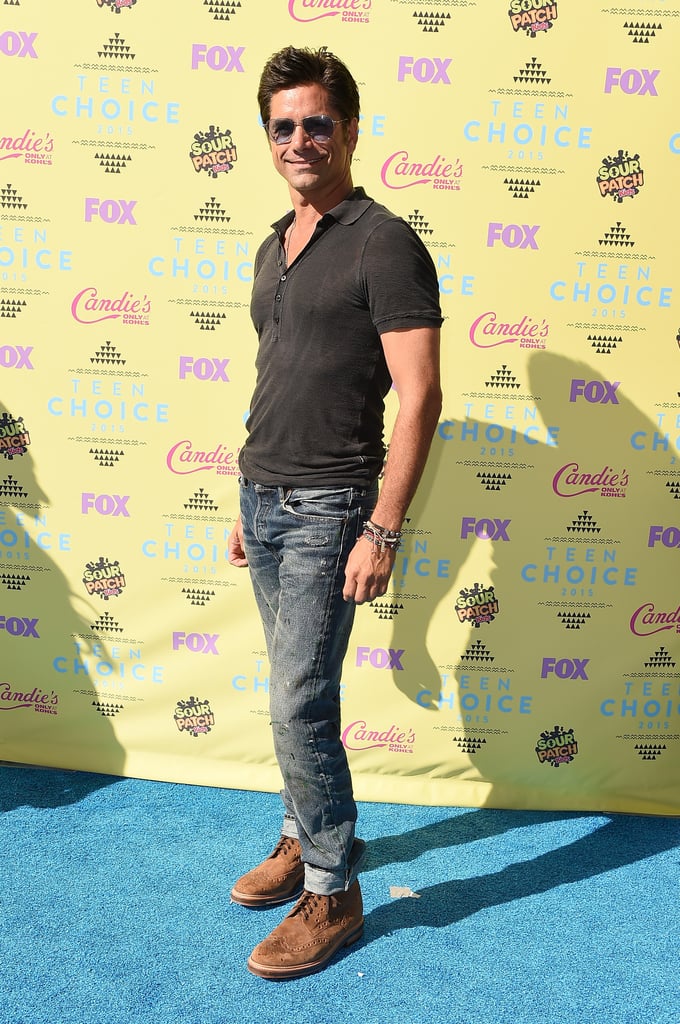 John Stamos and Wiz Khalifa at Teen Choice Awards 2015