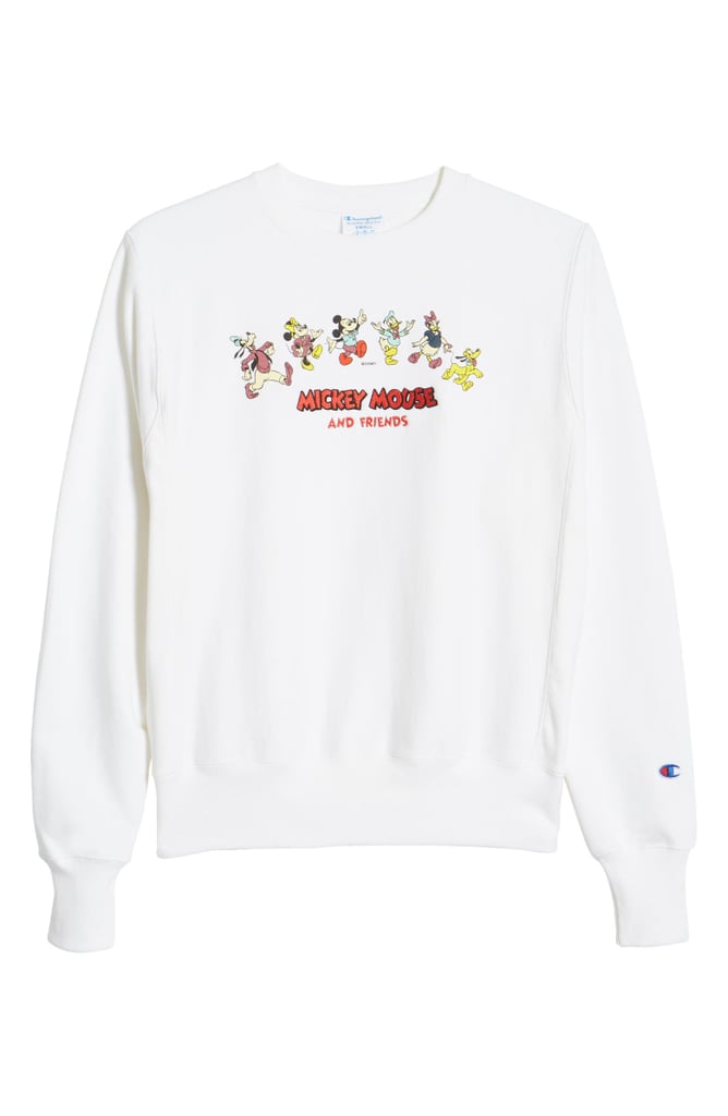 For Everyday Comfort: Disney x Champion Mickey & Friends Graphic Sweatshirt