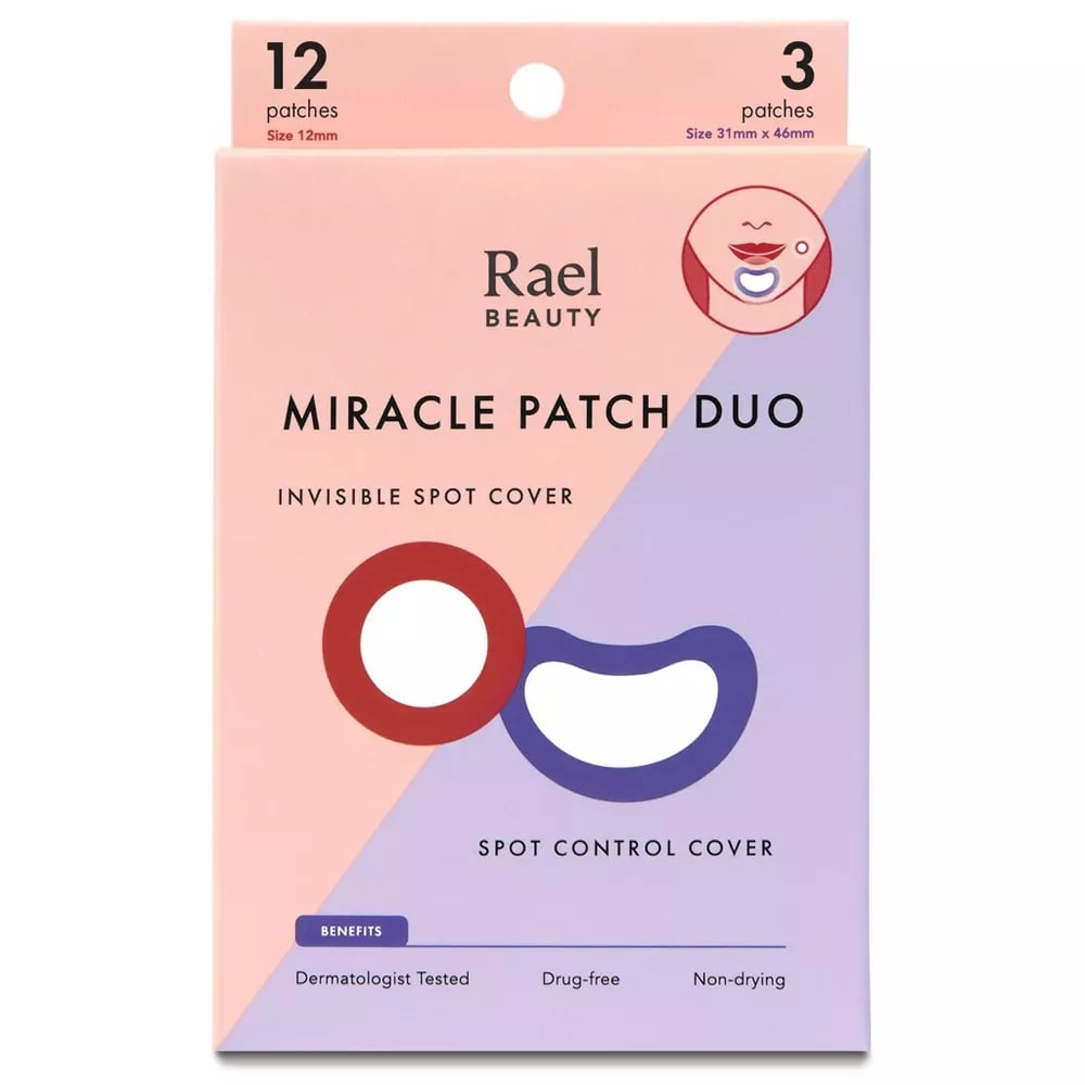 Best Pimple Patch: Rael Beauty Miracle Acne Pimple Patch Invisible Spot + Spot Control Duo