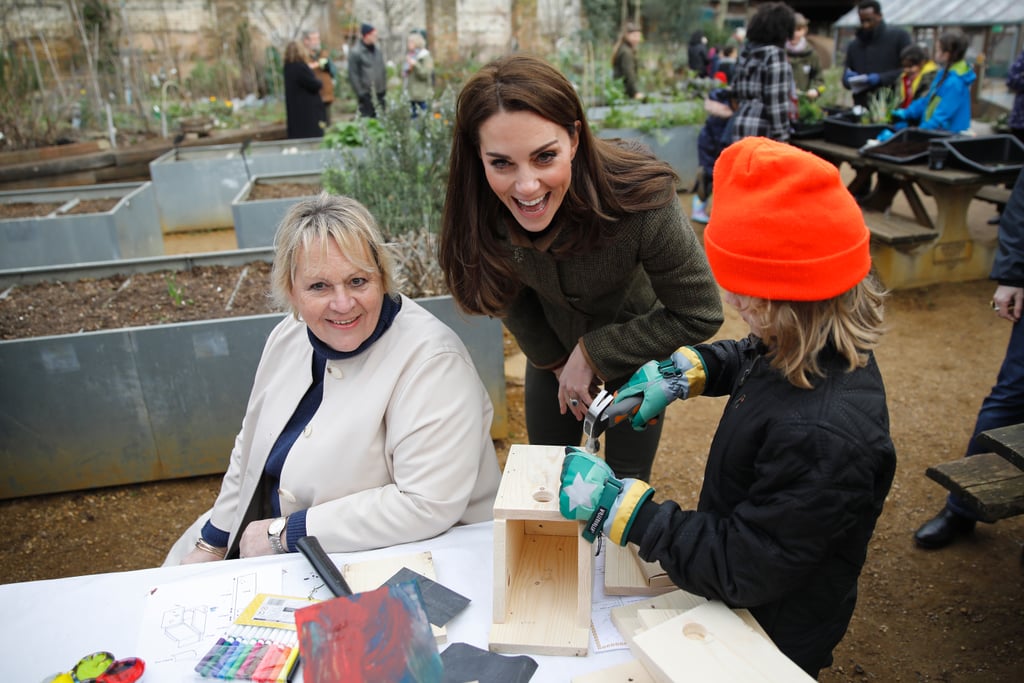 Kate Middleton Visits King Henry’s Walk Garden January 2019