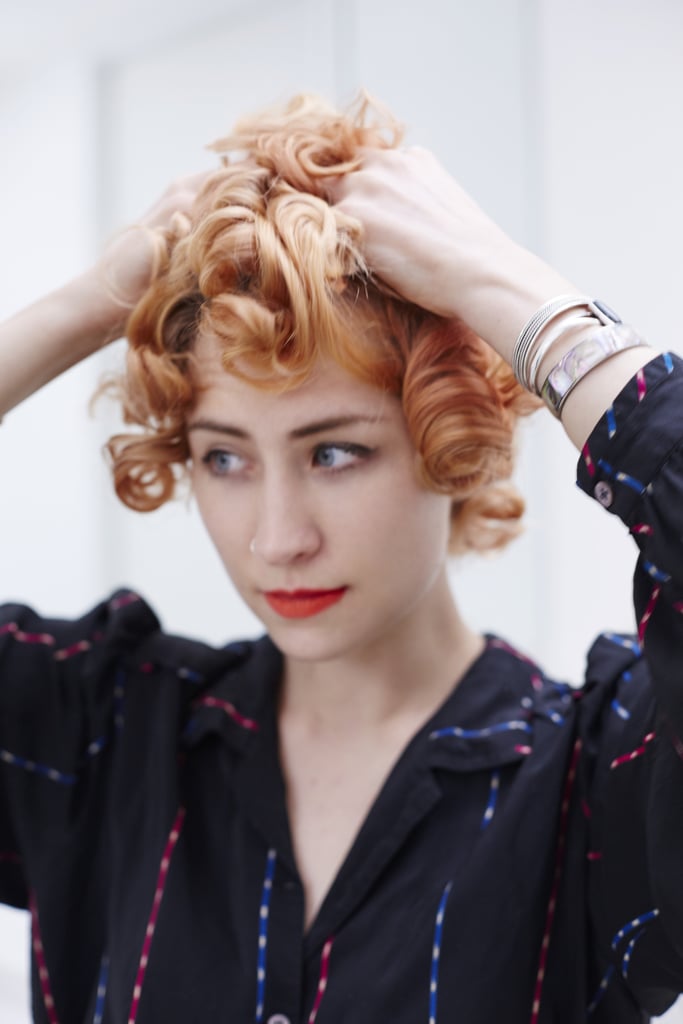 How to Do Pin Curls — Step 10: Break Up the Curls