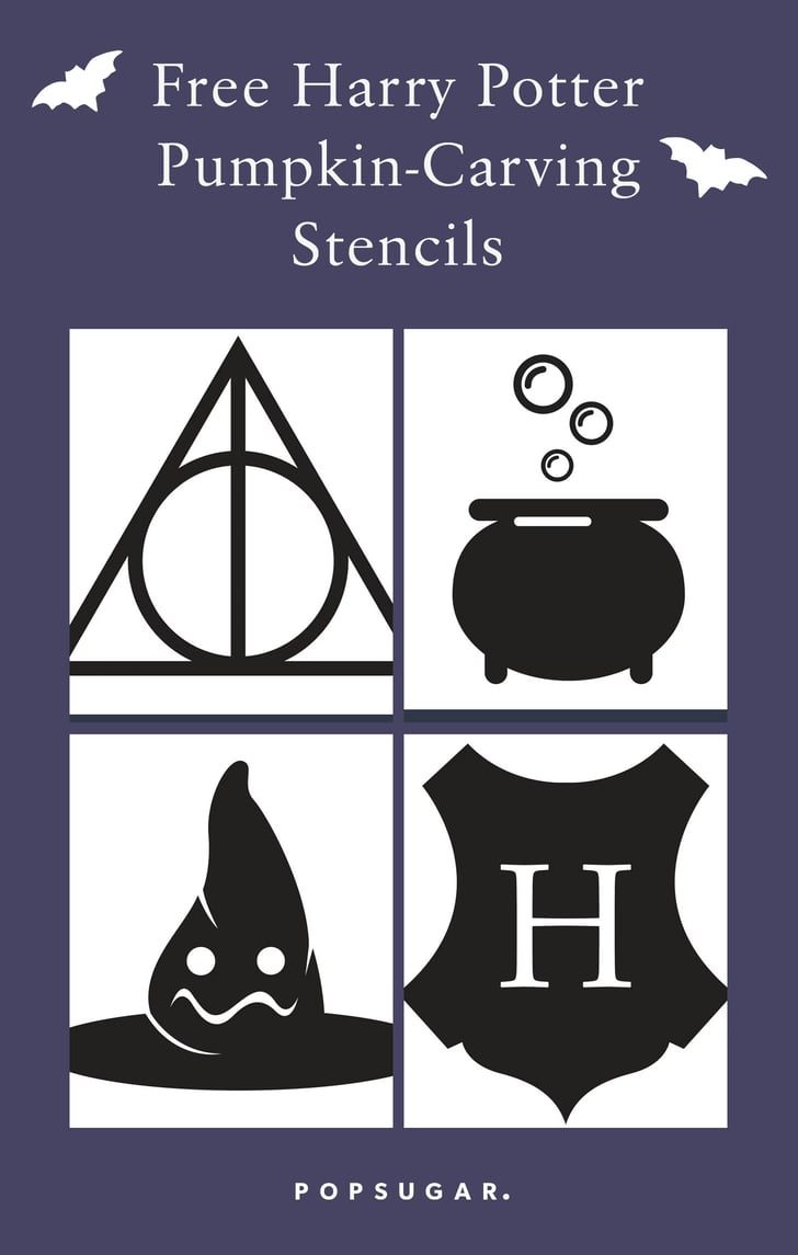 Free Harry Potter Pumpkin Carving Stencils POPSUGAR Tech