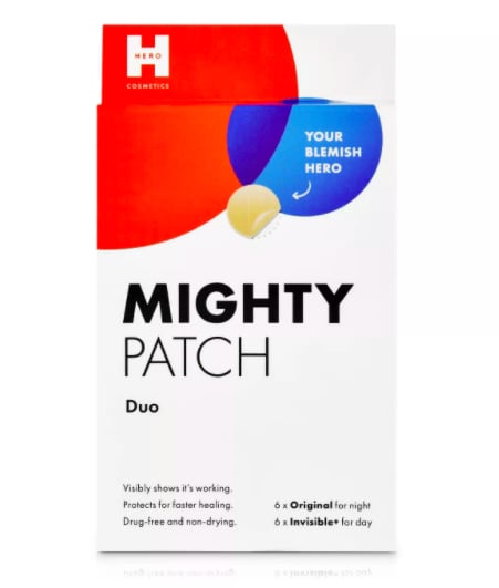 Hero Cosmetics Mighty Acne Pimple Patch Duo - 12ct : Target