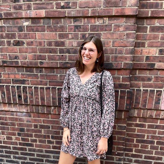 Old Navy Floral-Print V-Neck Long-Sleeve Swing Dress Review