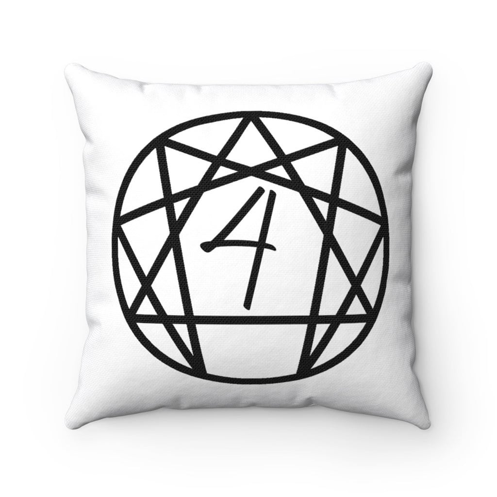 Enneagram Type Four Symbol Pillow