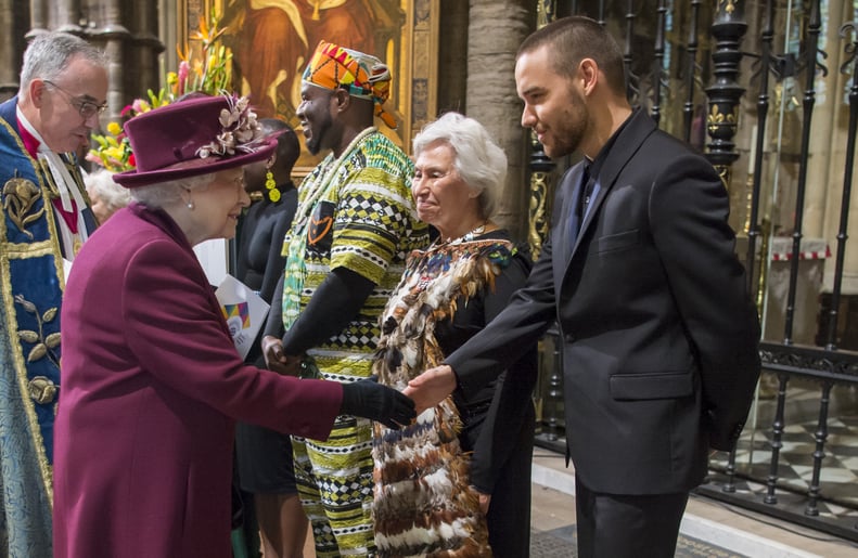 Queen Elizabeth II Greeted Liam Payne