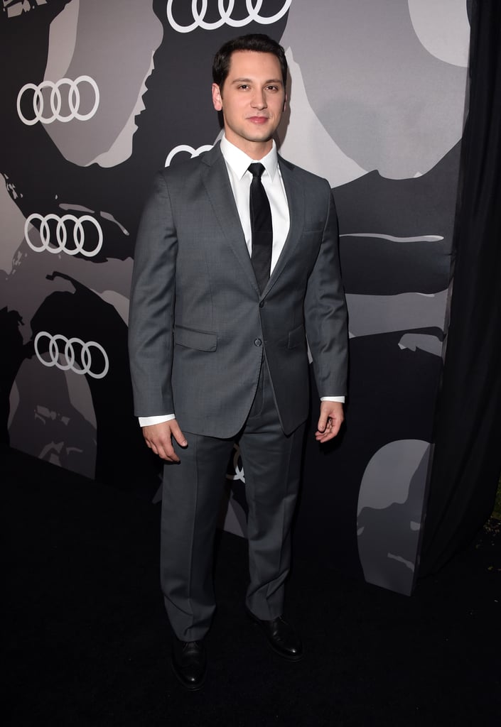 Before the Audi party, Matt McGorry traded his prison-guard uniform for a suit.