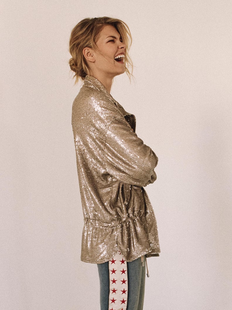 Free People Slouchy Sequin Jacket