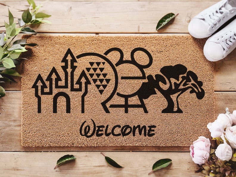 "Welcome" Disney Parks Doormat