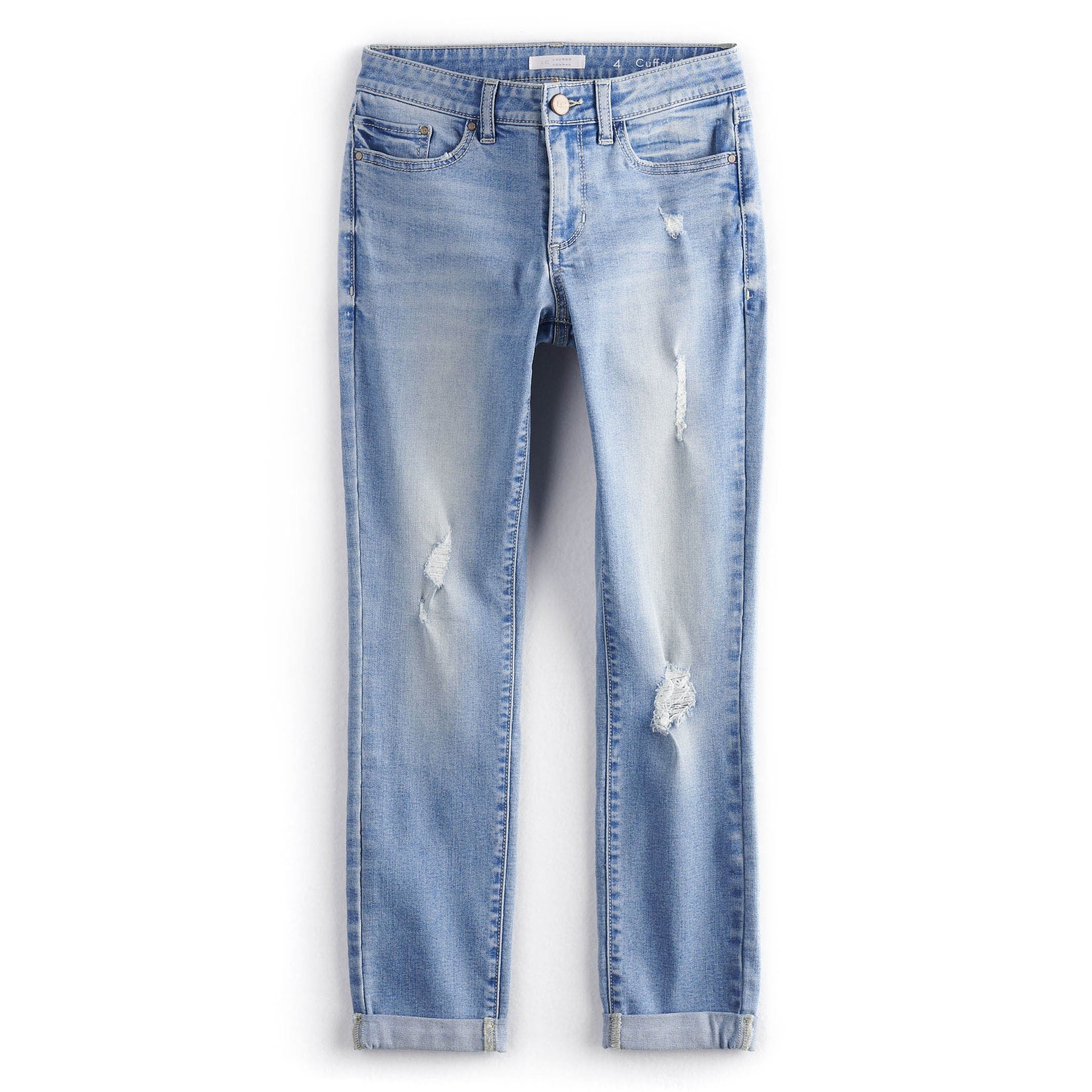 LC Lauren Conrad, Jeans, Lauren Conrad Light Wash Distressed Jeans