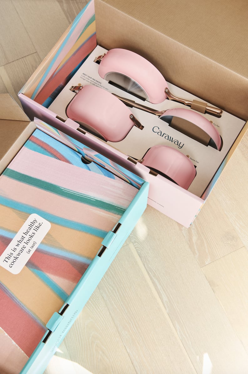 Caraway x Amber Vittoria: Pink and turquoise cookware