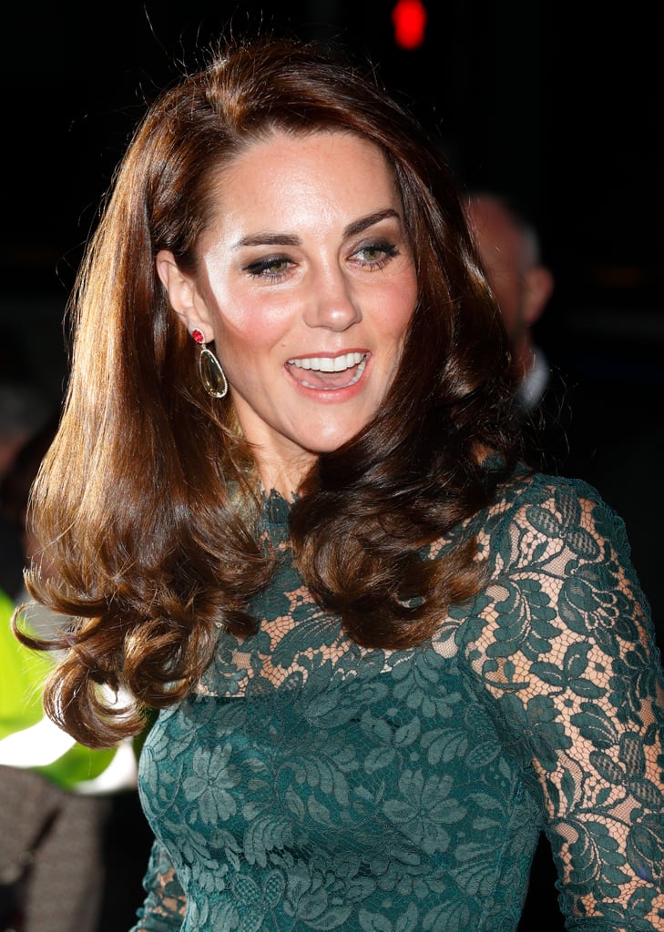Kate Middleton's Green Temperley Gown Portrait Gala 2017