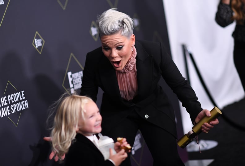 Pink and Jameson Hart at the 2019 People's Choice Awards