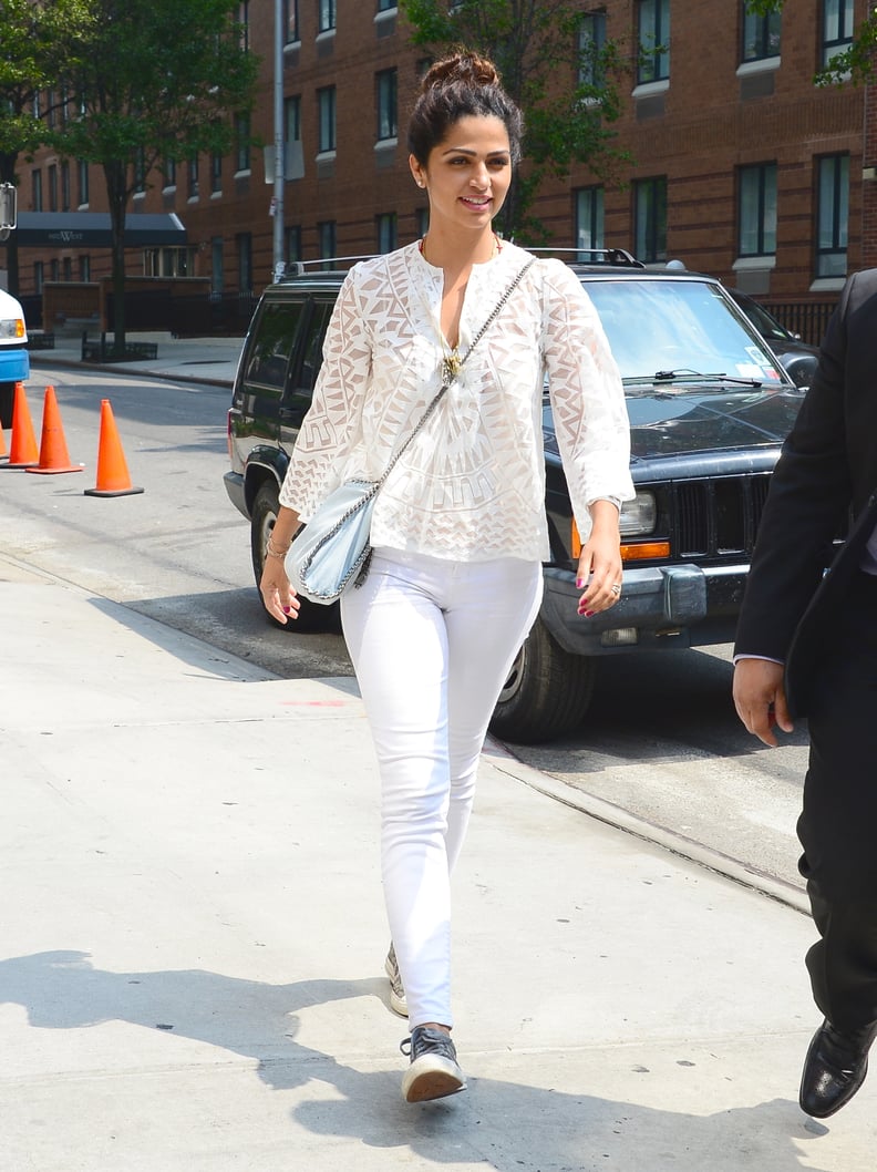 When She Looked So Effortless in All White