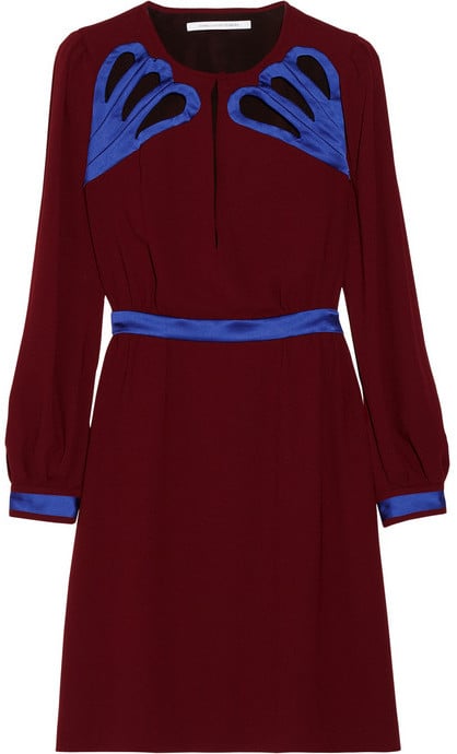 Diane von Furstenberg Burgundy and Blue ...