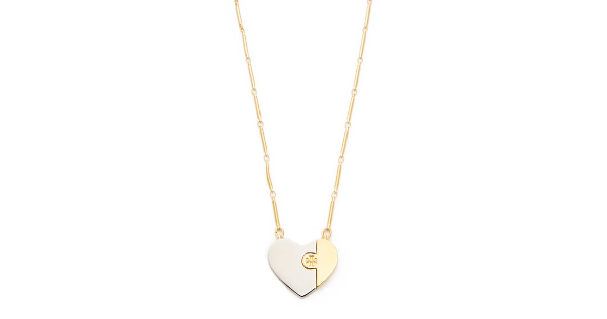 Tory burch heart hot sale necklace