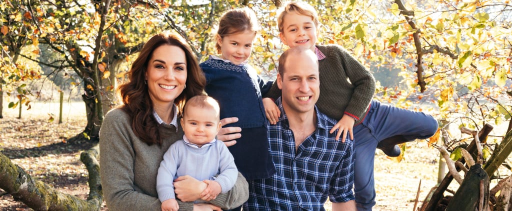 Princess Charlotte Wearing George's Sweater in Christmas Card Photo