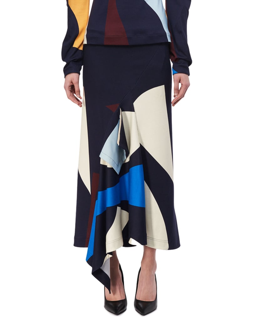 Victoria Beckham Wearing Graphic Print Outfit | POPSUGAR Fashion