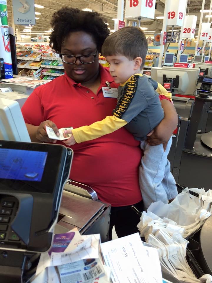 What 1 Grocery Store Cashier Did For a Sad Little Boy