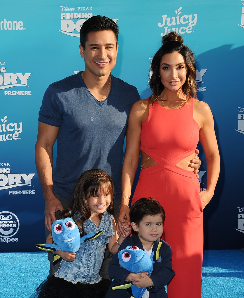 Mario Lopez and Family at Finding Dory Premiere June 2016