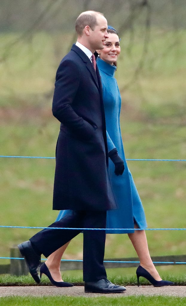 Prince William and Kate Middleton at Church Jan. 2019
