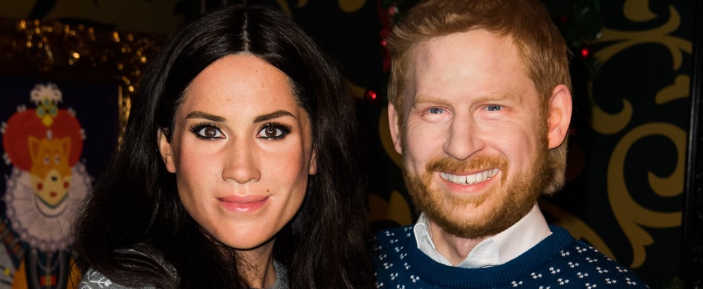 Christmas Themed Prince Harry and Meghan Markle Wax Figures