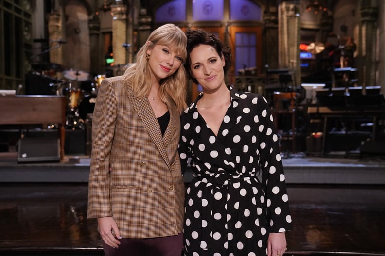 Taylor Swift Poses With SNL Host Phoebe Waller-Bridge