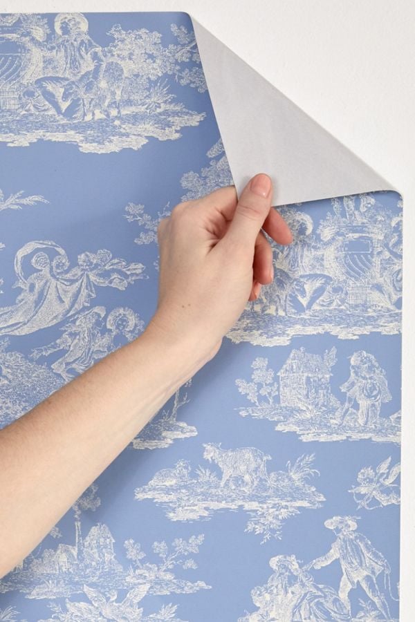 Laura Ashley UO Exclusive Romance Toile Removable Wallpaper