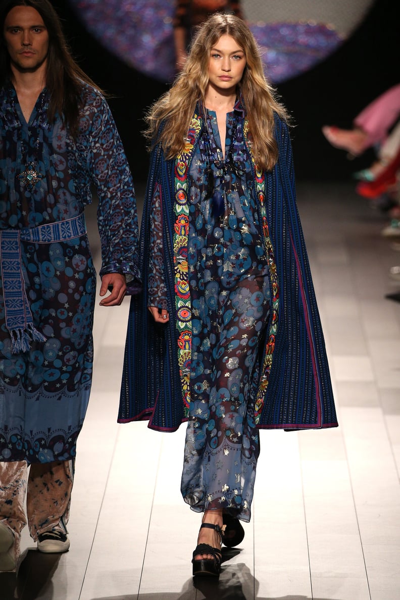 She Opened the Anna Sui Show in This Bohemian Dress