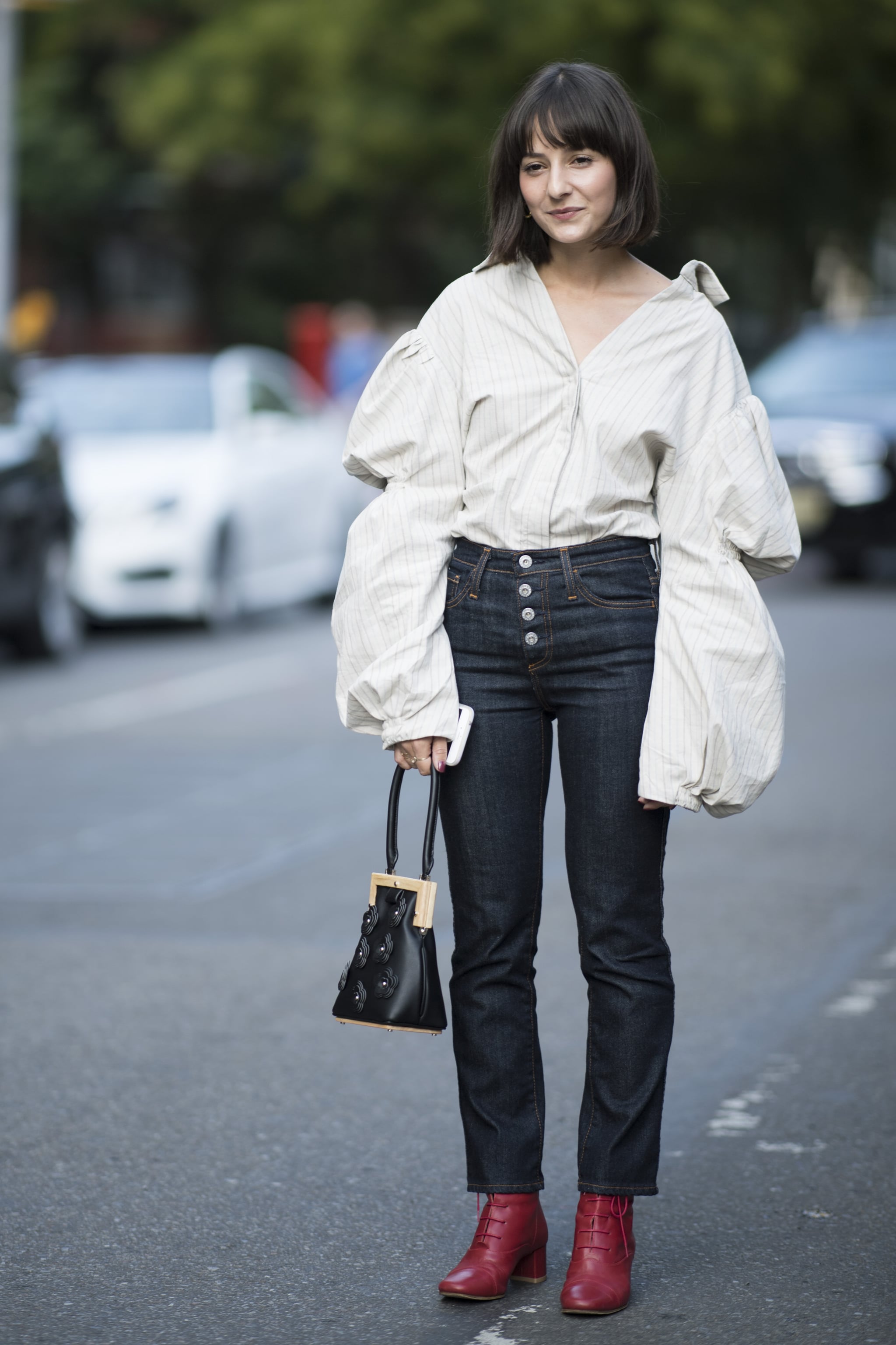 If Your Office Dress Code Is Relaxed Invest In A Structured Cut Of How To Get Away With Jeans At The Office And Make Em All Jealous Popsugar Fashion Photo 16
