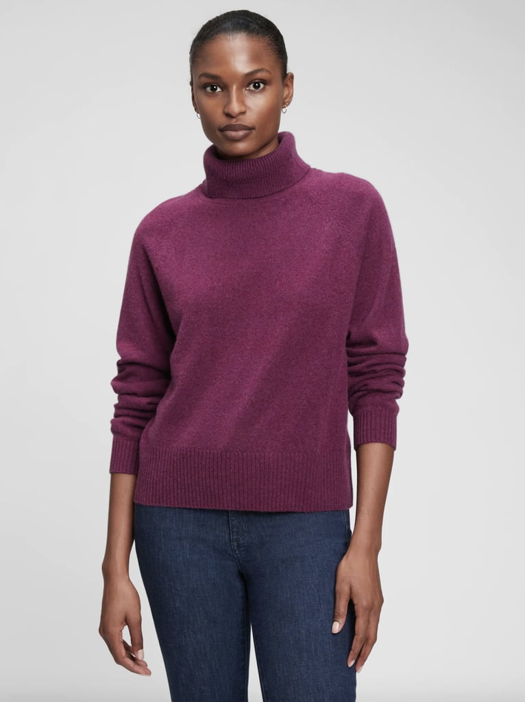 Gap Recycled Cashmere Turtleneck Sweater