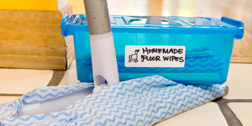 Homemade Reusable Floor Wipes