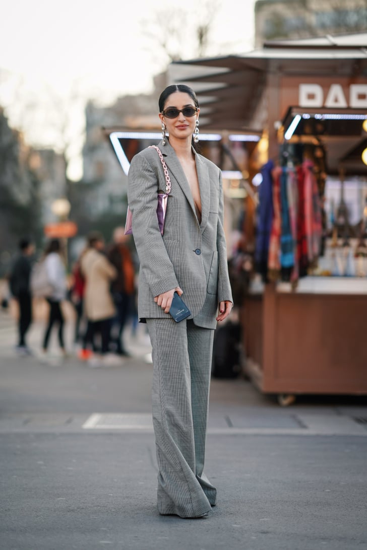 For a touch of skin, wear your blazer and trousers sans shirt. | How to ...