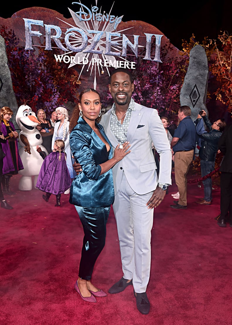 Sterling K. Brown and Ryan Michelle Bathe at Frozen 2 Premiere