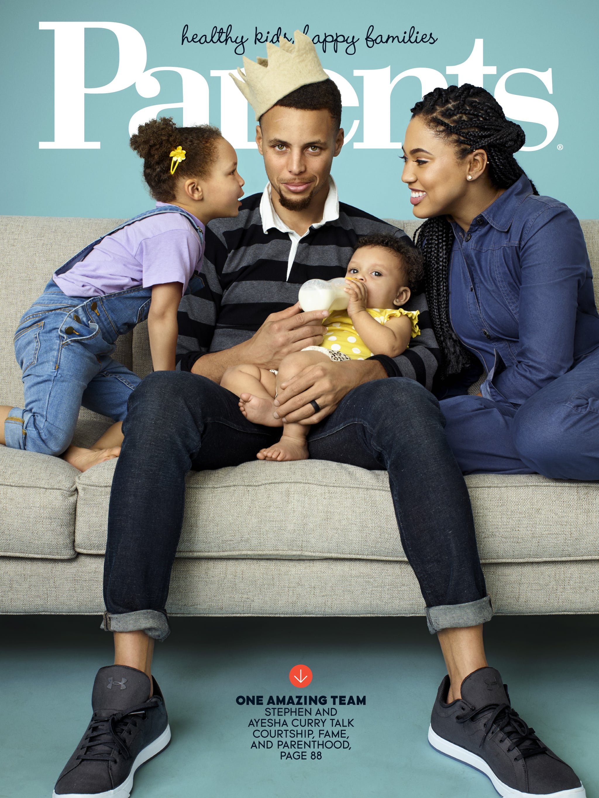 Steph And Ayesha Curry In Parents Magazine June 2016 Popsugar Celebrity