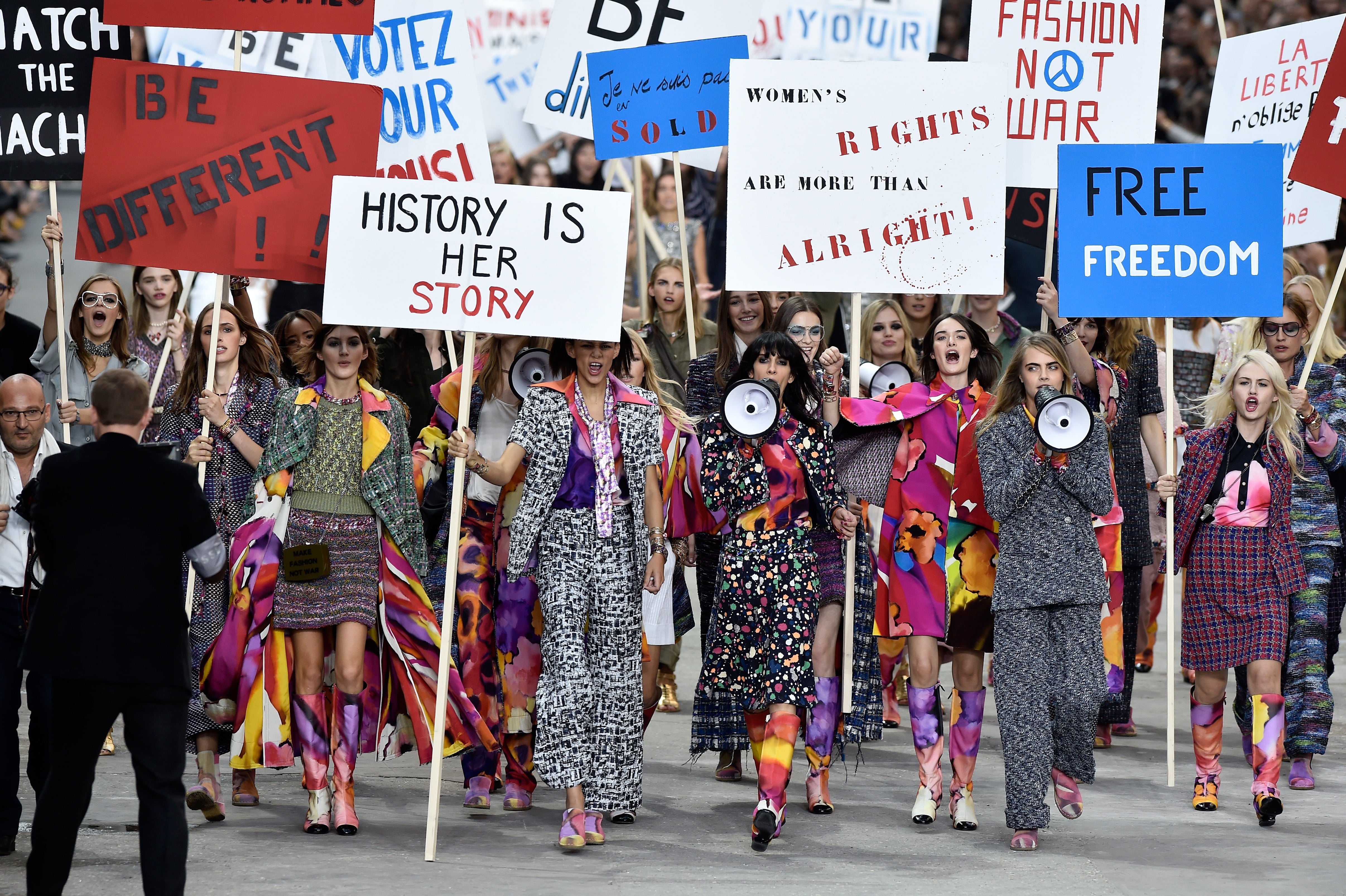 Flippant Feminism: the Chanel Spring/Summer 2015 Runway - Lash Magazine