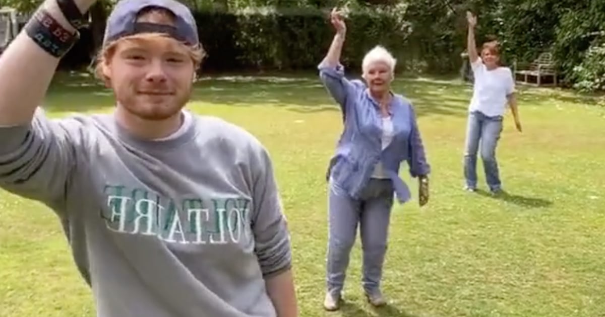 Judi Dench Dancing With Family Tiktok Video Popsugar Celebrity Uk