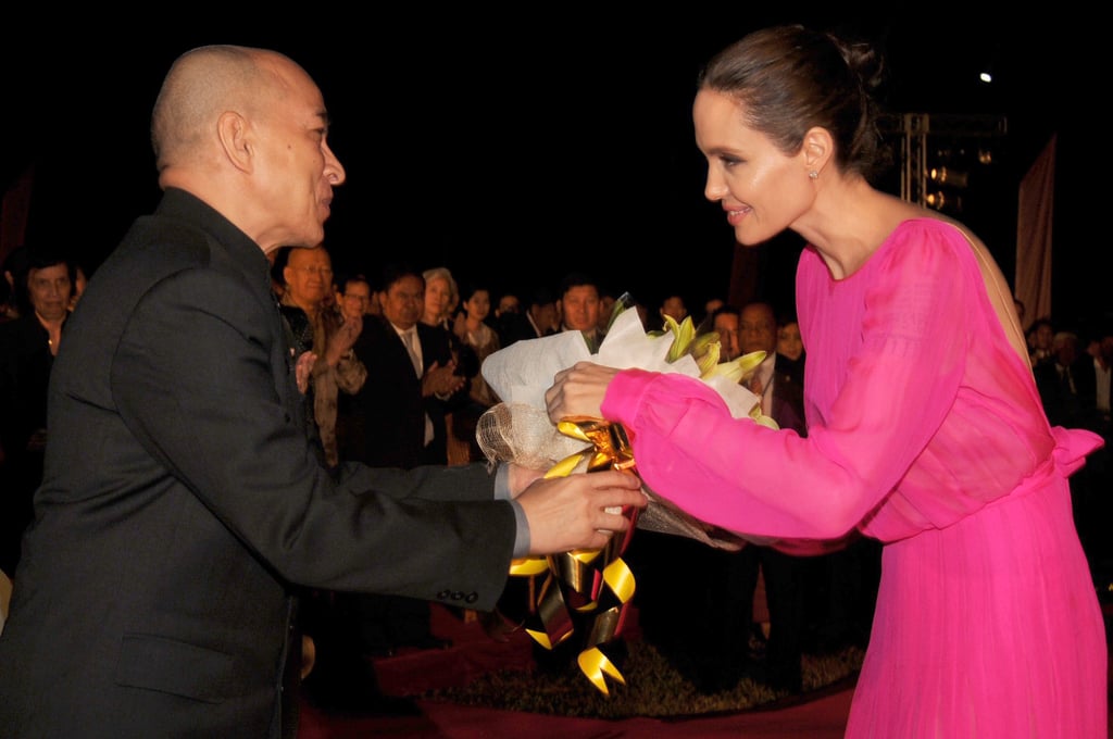 Angelina Jolie and Her Kids at Movie Premiere in Cambodia