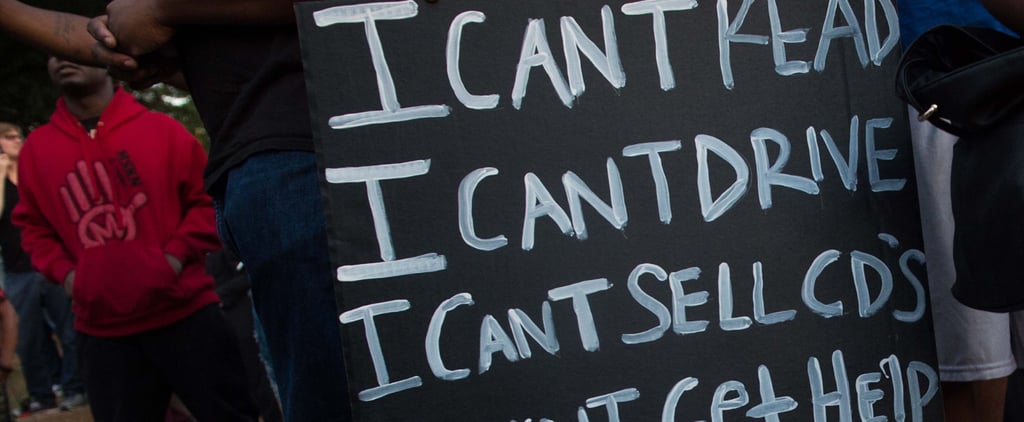Protest Signs in Charlotte, North Carolina, September 2016