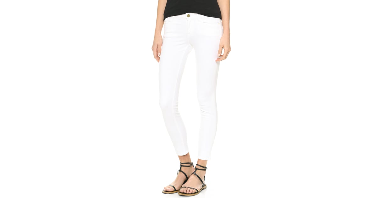 Frame Denim White Jeans Shopbop Friends and Family Sale 2014