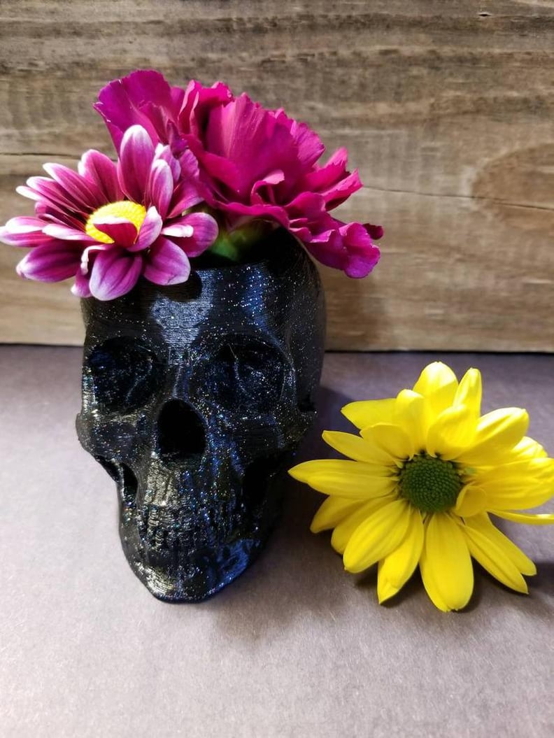 3D Printed Skull Planter
